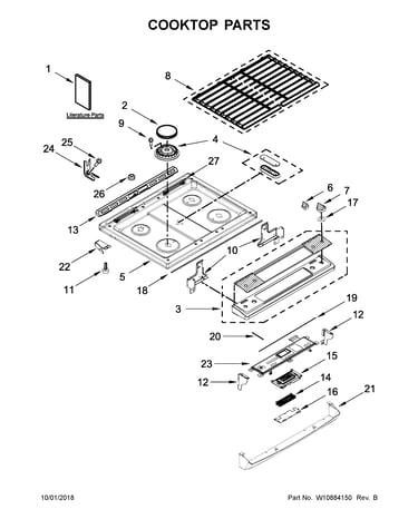 Cooktop parts