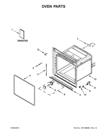 Internal oven parts