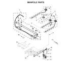 Whirlpool WEG515S0FV1 manifold parts diagram