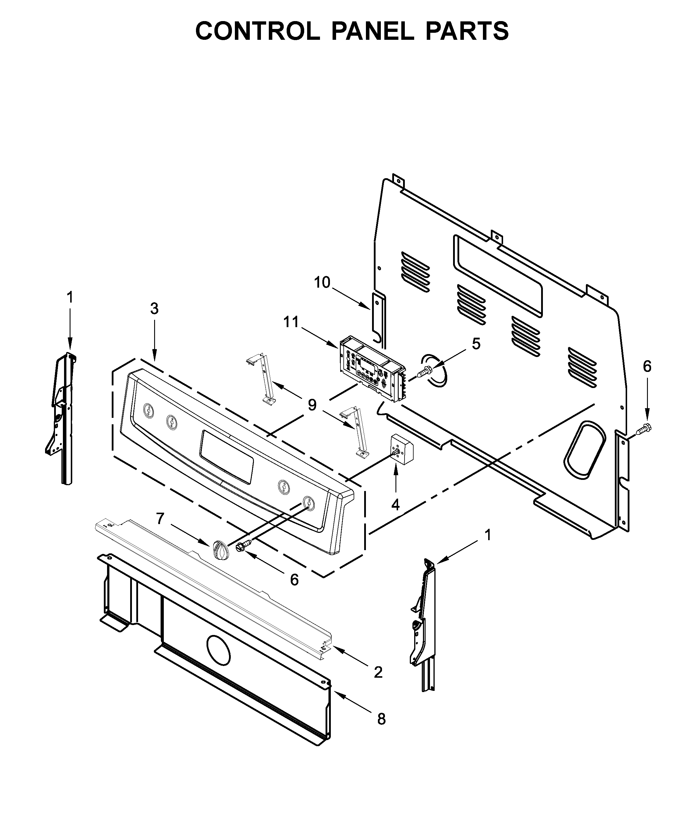 CONTROL PANEL PARTS