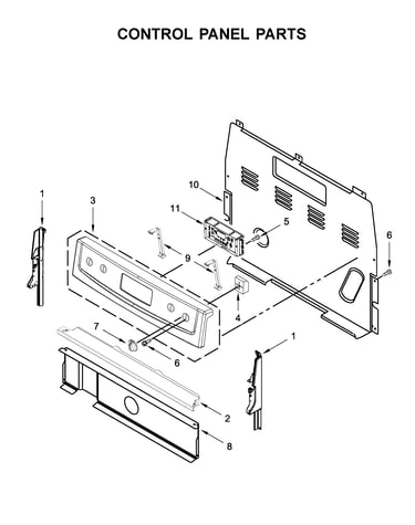 Control panel parts
