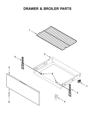 Drawer & broiler parts