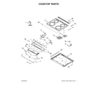 Whirlpool WEE510S0FV2 cooktop parts diagram