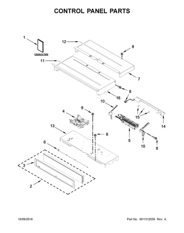 Control panel parts