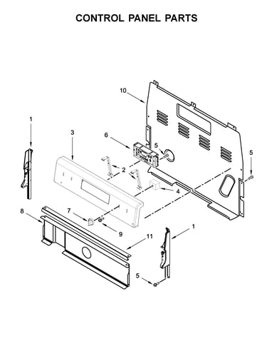 Control panel parts