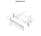 Whirlpool WFC310S0EW3 drawer parts diagram