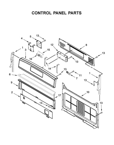 Control panel parts
