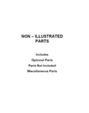 Optional parts (not included)