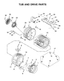 Tub and drive parts