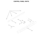 Jenn-Air JMDFS24GS0 control panel parts diagram