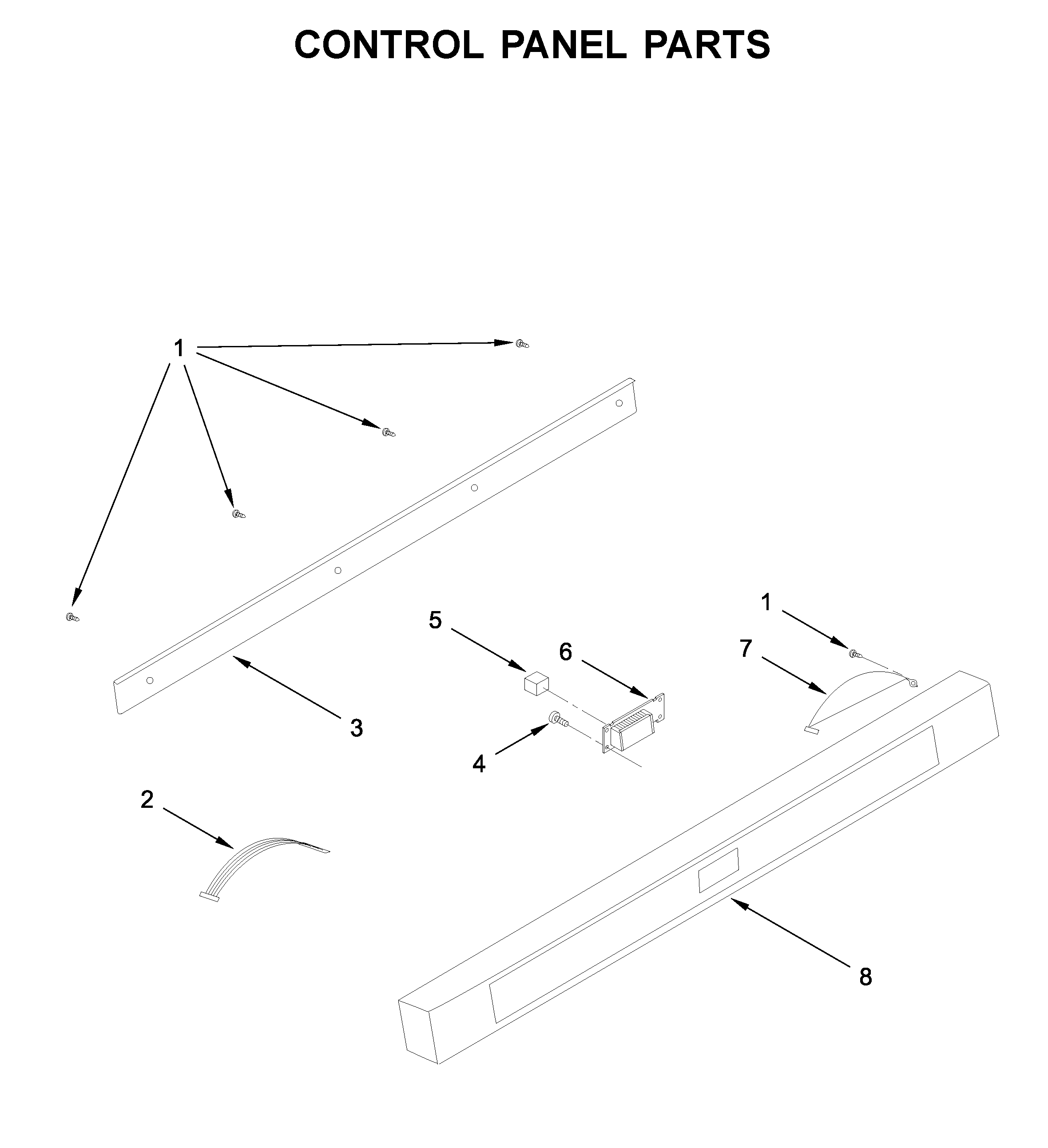 Control panel parts