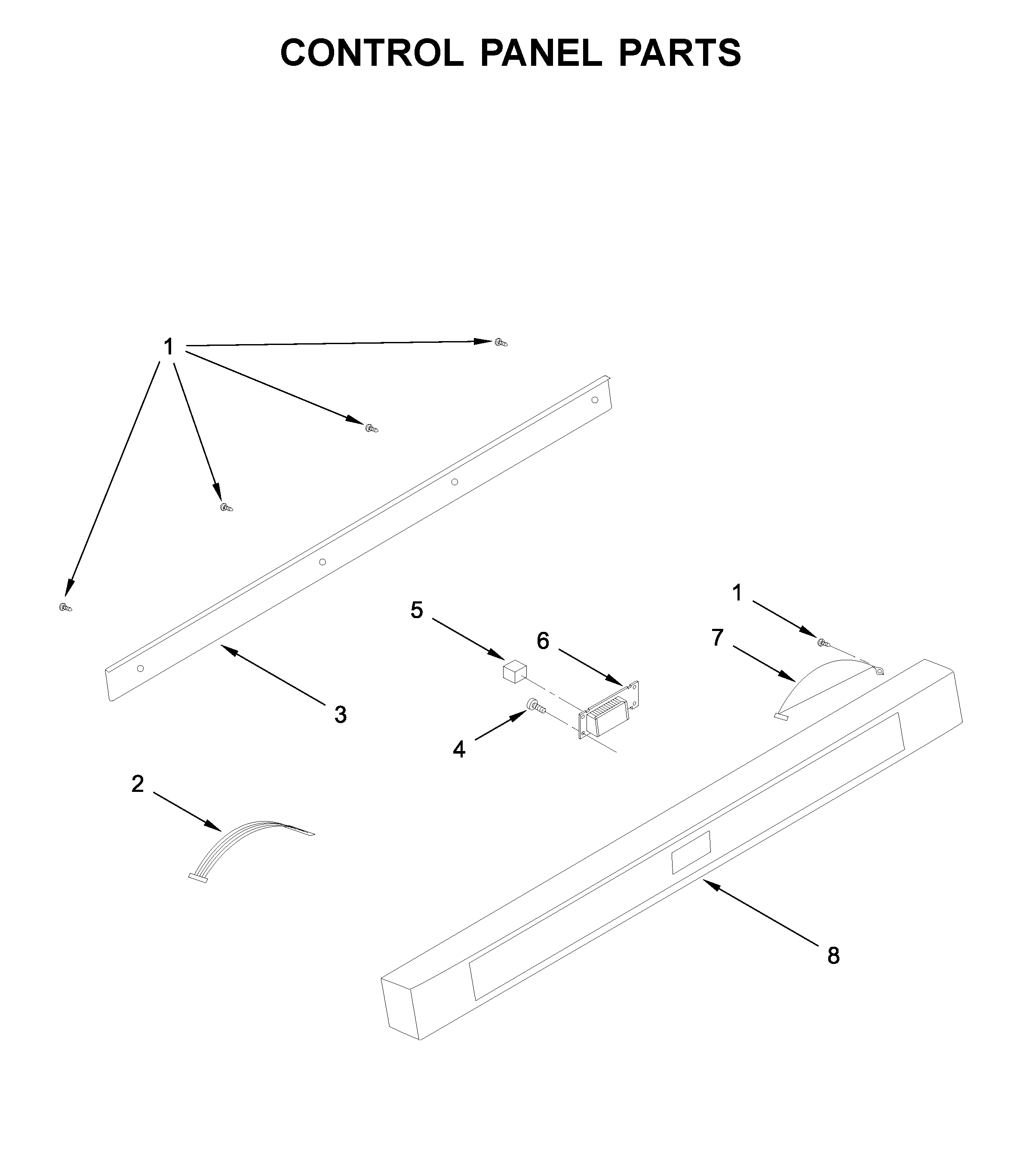Control panel parts