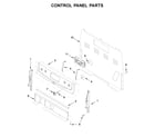 Amana AER6303MFB2 control panel parts diagram