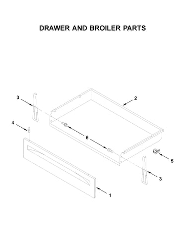 Drawer and broiler parts