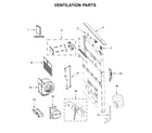 KitchenAid KXD4630YSS5 ventilation parts diagram