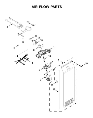Air flow parts