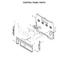 Whirlpool WFE510S0HS1 control panel parts diagram