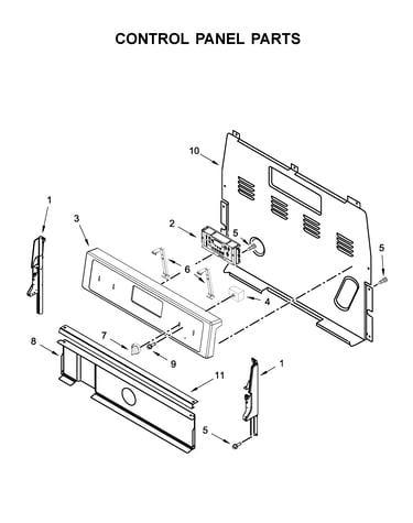 Control panel parts