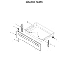 Whirlpool WFE525S0HB1 drawer parts diagram