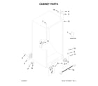 Amana AZF33X18DW03 cabinet parts diagram
