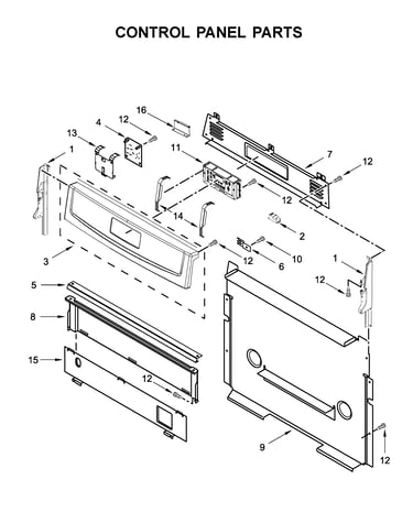 Control panel parts