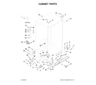 Whirlpool WRS335FDDW01 cabinet parts diagram