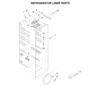 Whirlpool WRS335FDDW01 refrigerator liner parts diagram