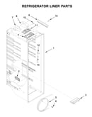 Refrigerator liner parts