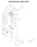 Refrigerator liner parts