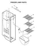 Freezer liner parts