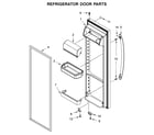 Whirlpool WRS335FDDB02 refrigerator door parts diagram