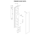 Whirlpool WRS335FDDB02 freezer door parts diagram