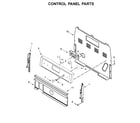 Whirlpool WFE525S0HS0 control panel parts diagram