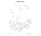 Whirlpool WRS335FDDW00 cabinet parts diagram