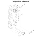Whirlpool WRS335FDDW00 refrigerator liner parts diagram
