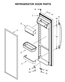 Refrigerator door parts