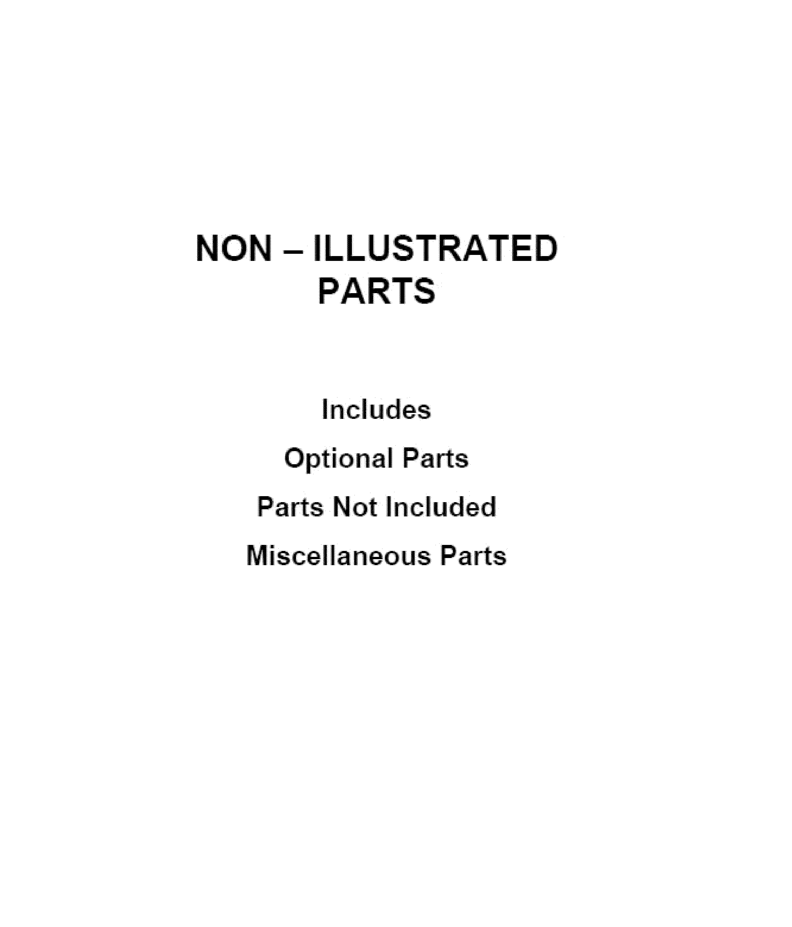 Optional parts