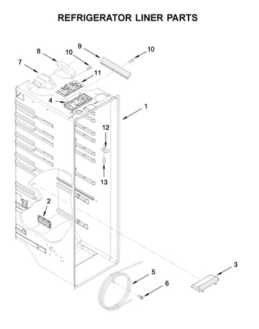 Refrigerator liner parts