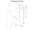 Whirlpool WRS331FDDM01 refrigerator door parts diagram
