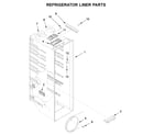 Whirlpool WRS331FDDB02 refrigerator liner parts diagram