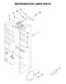 Refrigerator liner parts