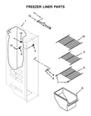 Freezer liner parts