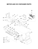 Motor and ice container parts