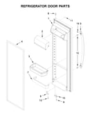 Refrigerator door parts