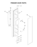 Freezer door parts