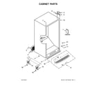 Gladiator GARF30FDGB00 cabinet parts diagram