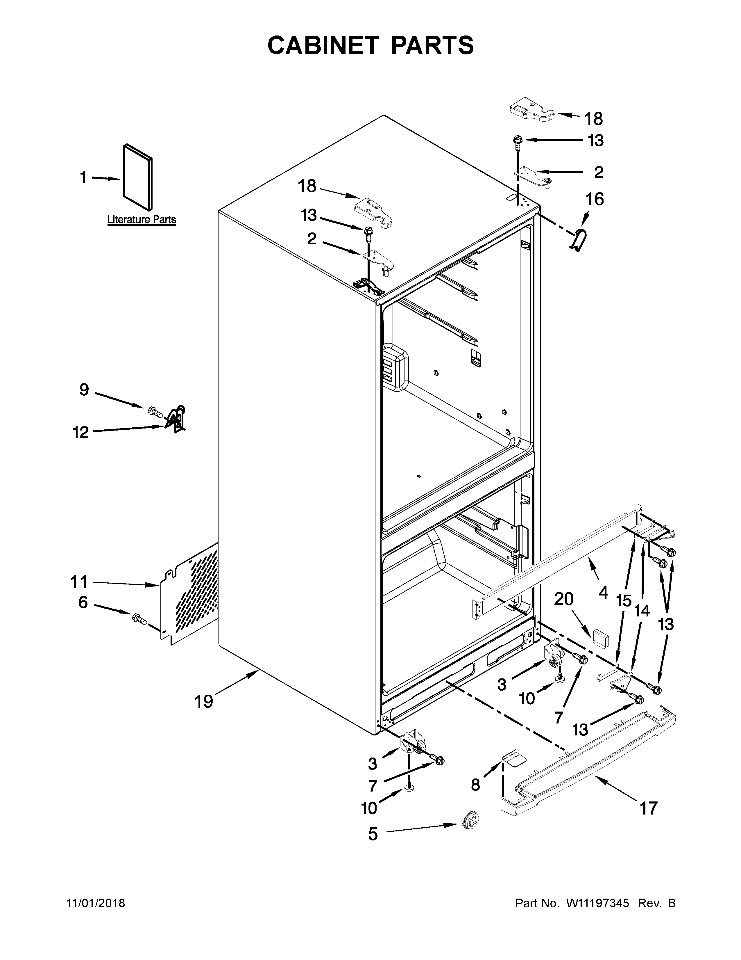 Cabinet parts