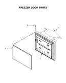Freezer door parts