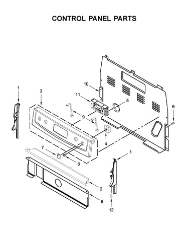 Control panel parts