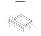 Ikea YIES360GW0 drawer parts diagram